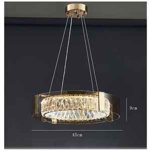 Luxury Modern Minimalist Circular Design Pendant <b>Light</b> for Living Room <b>Dining</b> Room Bedroom Chandelier Pendant <b>Lights</b> - Product Image 5