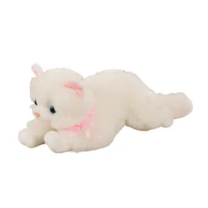 Personalizado Kawaii Super Bonito Macio Simulado Atacado De Pelúcia Gatinho De Pelúcia Gato Recheado