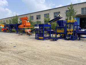 QT5-15 hoàn toàn tự động Khối Máy làm giá thủy lực bê tông Máy làm gạch - Product Image 4