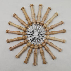 Juego de Agujas de Bordado de Madera, Aguja de Bordado Grande con <span class=keywords><strong>Enhebrador</strong></span> para Manualidades, Aguja de Bordado - Product Image 1