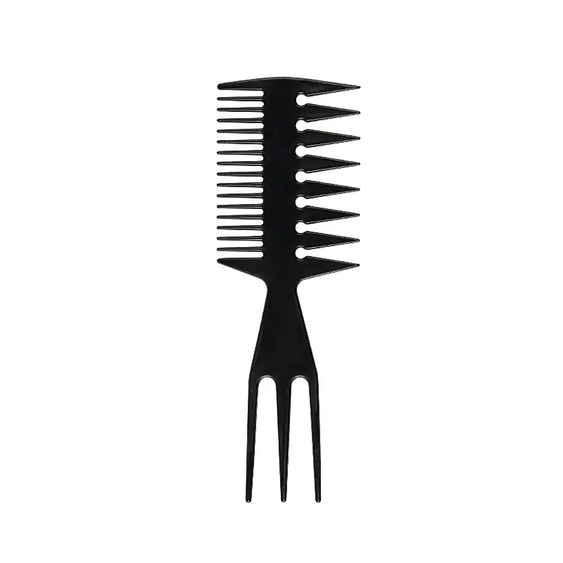 Private Label Customization Black Plastic Comb Professional Comb Men Styling Tool Barber Hair comb