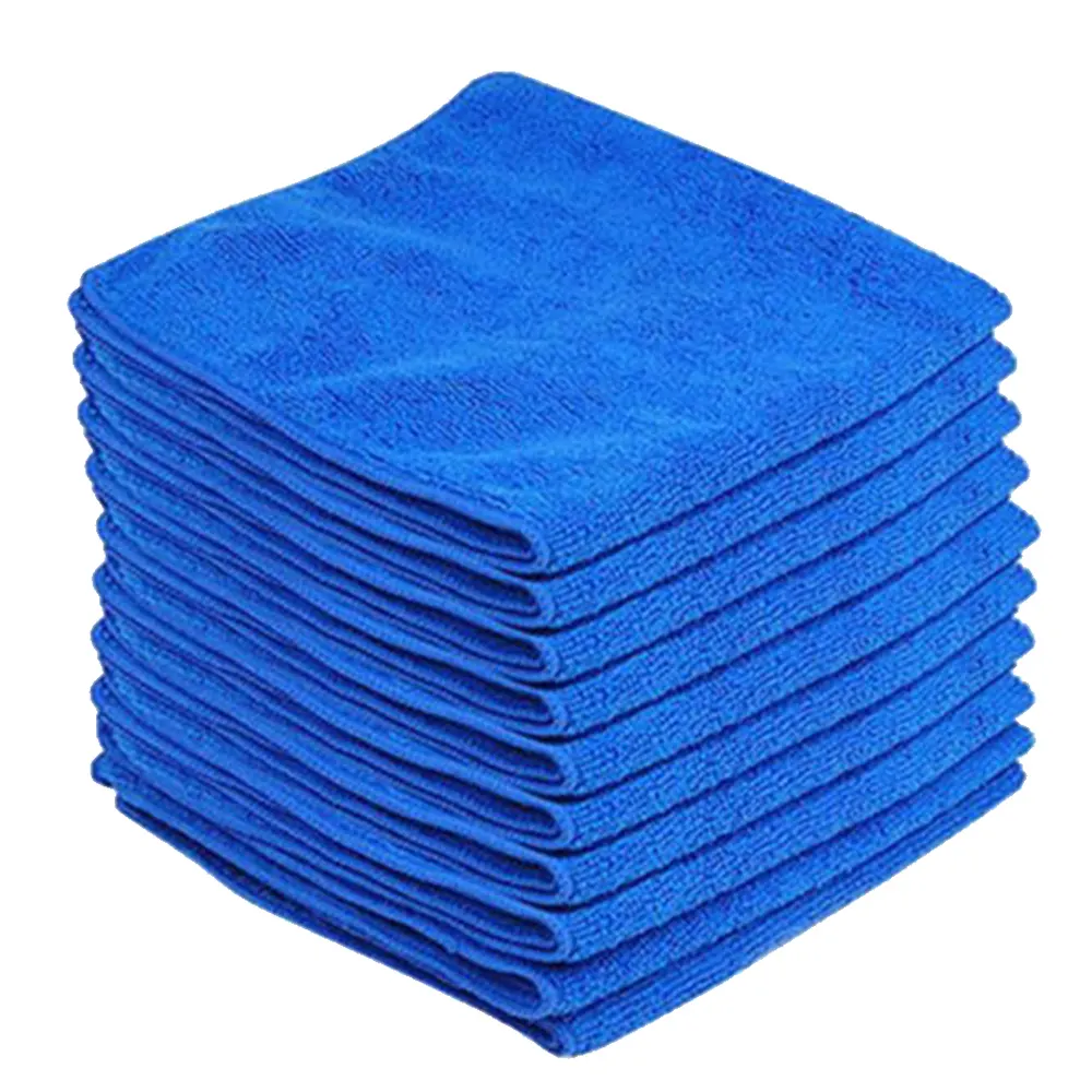 40*40cm 350gsm Custom Logo Microfiber Towel Car Cleaning Drying Towel Micro Fiber Kitchen Cloth Towel Roll Customized Color