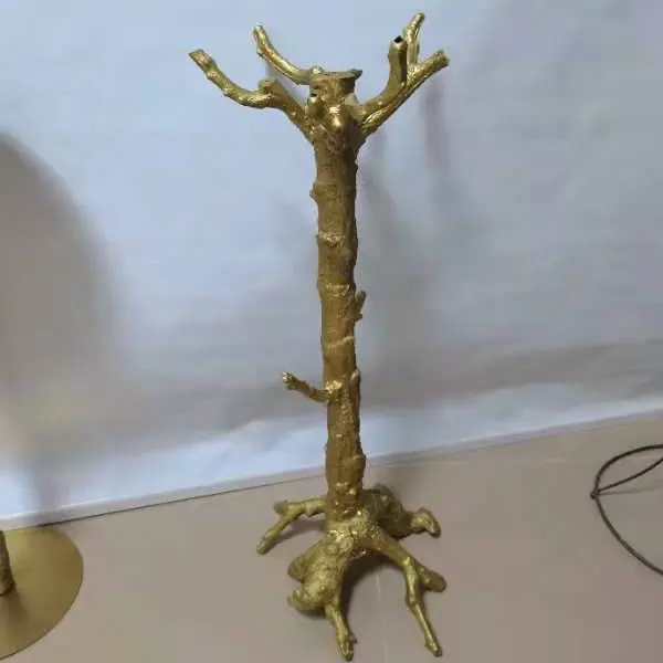 Gold branch centerpiece wedding flower stands