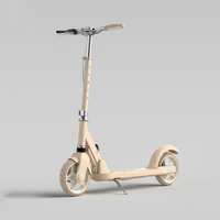 Patinete Plegable de 3 Ruedas de PU para Adolescentes, Niños y Adultos, Ligero, Diseño de un Solo Pie, Asiento Incluido, Juguete para Niños