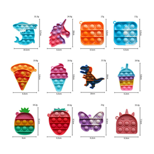 Juego de Juguetes Sensoriales de Silicona POPIT de Alta Calidad y Durabilidad, Proveedor Verificado, Fabricante, Regalos Sensoriales Personalizables, Juguetes para Aliviar el Estrés - Product Image 3