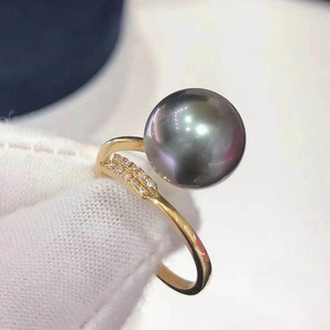 Base de Anillo de Plata S925 para DIY con Perlas, Accesorios para Perlas de 7-10mm, Base de Anillo con Diseño de Rama Seca con Joyería Fina 10412 - Product Image 3