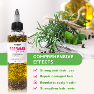 Özel toplu 100% saf organik biberiye nane derisi saç güçlendirilmesi uçucu saç büyüme için çemenotu tohumları biberiye yağı - Product Image 4