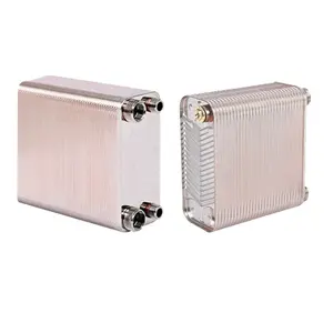 Pasteurize Milk Home Car Air Conditioner 12v Forced Air Dryer 60 Plate 1.5mpa Water To Water Brazed 100 Plate Heat Exchanger