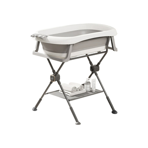 <span class=keywords><strong>Table</strong></span> à <span class=keywords><strong>langer</strong></span> pour bébé nouveau-né en coton pliable avec <span class=keywords><strong>baignoire</strong></span> intégrée - Product Image 1