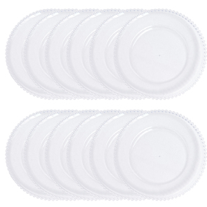Perles en plastique <span class=keywords><strong>transparent</strong></span> faites à la main en gros <span class=keywords><strong>Assiette</strong></span> de présentation en <span class=keywords><strong>verre</strong></span> pour les fêtes - Product Image 2