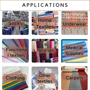 Fil de laine mélangée de bambou, fabricant, Ne 32/1, chaud et doux, pour le tricot de manteaux, de pulls, de chaussettes, vente en gros, sur mesure - Product Image 2