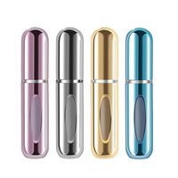 Supplier Pabrik Botol Parfum Mini 5ml Lucu Isi Ulang Botol Semprot Perjalanan Pompa Aluminium Anti Bocor Perawatan Kulit Serum Maskara