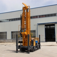 Machine de forage de puits d'eau haute performance, entièrement hydraulique, avec moteur diesel Cummins et capacité de forage de 800 m.