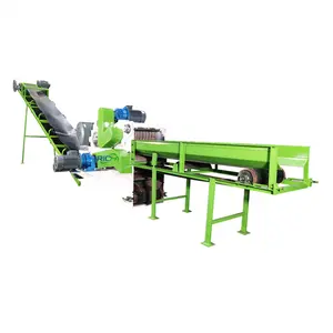 Preço de fábrica industrial 1-2 t/h máquina de árvore elétrica tambor de madeira chipper