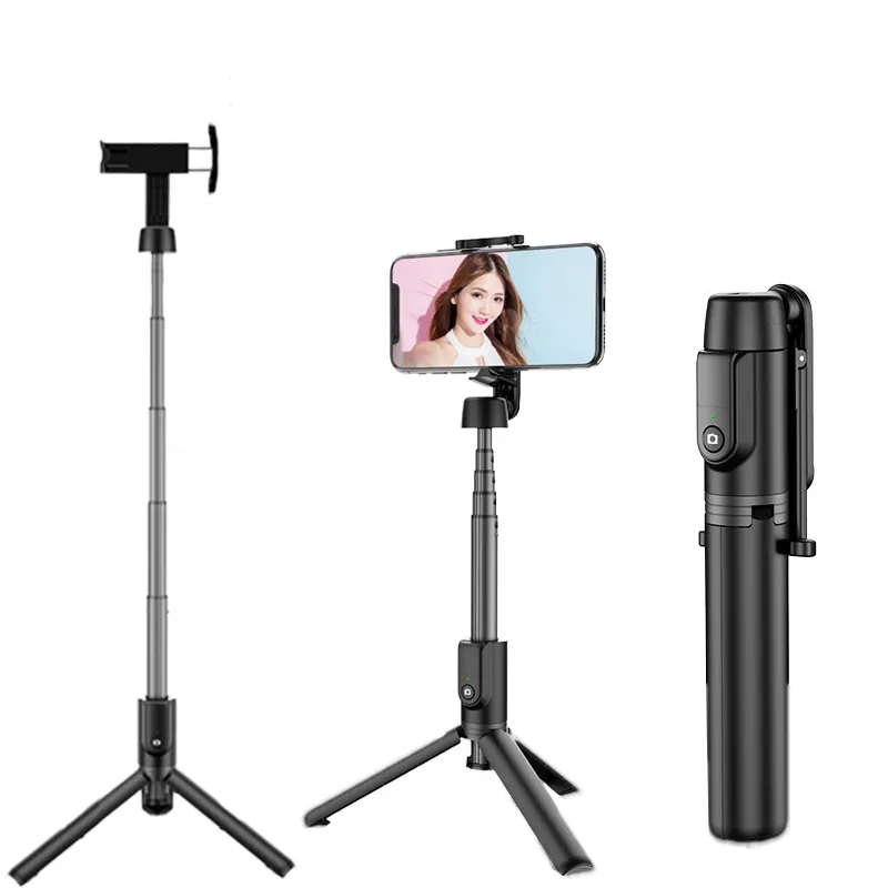 M12 Flexible Selfie Stick Phone Holder With Wireless Selfie Stick Video Photos Remote Control Cellphone Stand Holder
