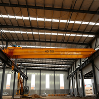 Pont roulant industriel à double poutre certifié CE ISO, hauteur de levage personnalisée, portée sur mesure