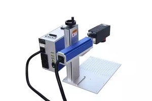 Graveur laser à fibre portable 2.5D/3D JPT Mopa Raycus M7 30W 50W avec marquage laser UV 3D rotatif - Product Image 2