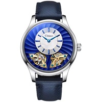 Nouvelle Arrivée 2026 Montre Automatique Bracelet Cinq Maillons Lunette Lisse Cadran Ondulé Montre-Bracelet Homme Anniversaire