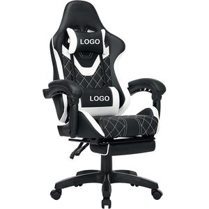 Vente en gros OEM Chaise de gamer à hauteur réglable Chaise de gamer de course d'ordinateur PC avec repose-pieds - Product Image 1