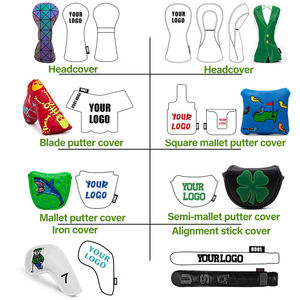 <b>Golf</b> Club <b>Head</b> <b>Covers</b> Custom Your Logo Pu Leather Club <b>Head</b> <b>Cover</b> for <b>Golf</b> Putters Wholesale <b>Golf</b> Putter <b>Covers</b> with Magnetic - Product Image 3