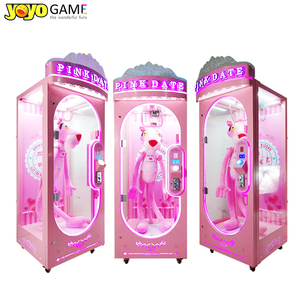 Máquina de garras rosa para premios de un solo artículo, tipo grúa de cuerda con tijeras, para interiores, para regalos, opción de ganar dinero, para centros comerciales, precio directo de fábrica - Product Image 1