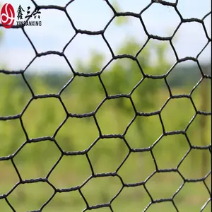Factory Supply chicken coop fencing / Galvanized pvc coated Hexagonal Wire Mesh Poultry Fence