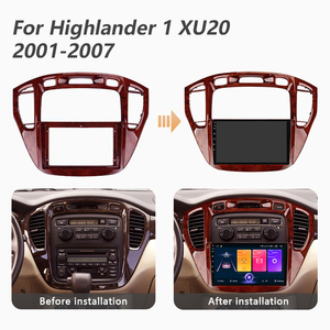Radio Estéreo Octa-Core con Pantalla Táctil Multimedia Android para Auto, Navegación para Toyota Highlander 1 XU20 2001 - <span class=keywords><strong>2007</strong></span> - Product Image 4