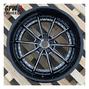 ล้อคาร์บอนไฟเบอร์ GPW ขนาด 18 19 20 21 22 นิ้ว แบบ 2 ชิ้น 5x112 5x120 5x114.3 ล้อฟอร์จ สำหรับ 458 488 McLaren 720s - Product Image 5
