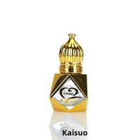 Botella de aceite Dongfeng China de 8ml, botella de vidrio con rodillo en forma de calabaza para perfume, botella pulverizadora a presión portátil al por mayor KS-301 con tapa ligera
