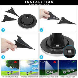 <span class=keywords><strong>Luz</strong></span> Solar de 16 Leds <span class=keywords><strong>para</strong></span> Exteriores, Foco de Suelo <span class=keywords><strong>para</strong></span> Jardín, Camino y <span class=keywords><strong>Patio</strong></span> - Product Image 4