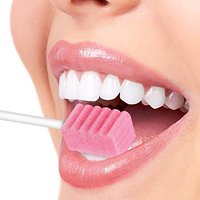 Bâton éponge de massage oral Discours outils d'entraînement musculaire oral Brosse tactile pour enfants Soins bucco-dentaires uniques