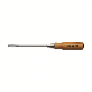 Screwdriver 331mm Flat Tip Wood Handle <b>Precision</b> <b>Tool</b> For General Repair - Product Image 3
