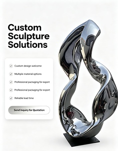 Grande sculpture circulaire moderne en acier inoxydable poli, ajourée, résistante aux intempéries, pour extérieur, jardin, parc - Product Image 6