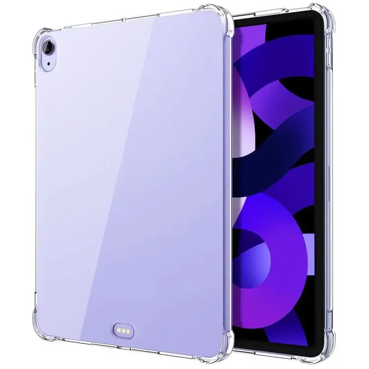 Ultra ince şeffaf şeffaf darbeye dayanıklı TPU Tablet kılıfı arka kapak iPad hava 5th nesil 2022 10.9 inç