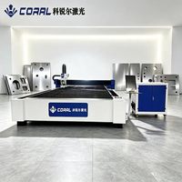 Máquina de Corte Láser de Fibra CNC Automática de Plataforma Única CRL-4015A-3000W para Chapa Metálica, Acero y Acero al Carbono