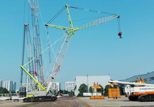 <span class=keywords><strong>800T</strong></span> ZCC9800W <span class=keywords><strong>Crawler</strong></span> <span class=keywords><strong>Crane</strong></span> - 180m Max, tinggi angkat untuk 3MW turbin angin instalasi - Product Image 2