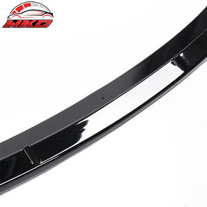 Lèvre de pare-chocs avant compatible avec Honda Civic 2019-2021, style IKON V4, spoiler 1 pièce - Noir brillant, pièces auto de haute qualité, kit carrosserie - Product Image 5