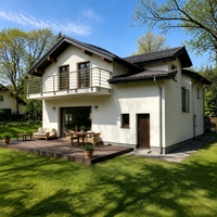 Maison préfabriquée à structure en acier, 2 étages, 3 chambres, entièrement meublée, villa modulaire, villa moderne de luxe
