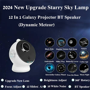 2024 nuevas películas lámpara de proyección de enfoque Ultra claro inalámbrico <span class=keywords><strong>Galaxy</strong></span> Star proyector altavoz estrellado planetario proyector Luz - Product Image 3