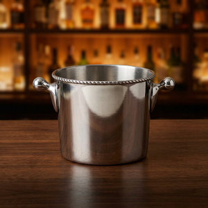Cubo de Hielo de Acero Inoxidable para Cerveza y Vino, Enfriador para Hogar, Hotel, Bar, Uso en Mesa, Cubos de Hielo Hechos a Mano al por Mayor - Artesanía India para el Hogar - Product Image 3