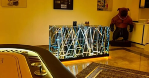KTV LED Light Illuminated Modern <strong>Marble</strong> Coffee <strong>Table</strong> for Home <strong>Bar</strong> Hotel Gym Mall Night Club Salon Farmhouse Workshop Hospital - Product Image 4