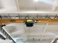 Pont roulant européen de 5 tonnes à faible hauteur de plafond, avec palan électrique européen, pour levage en usine