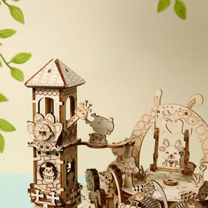 Kit de <span class=keywords><strong>Château</strong></span> Animalier 3D en Bois à Assembler Soi-même, Puzzles 3D en Bois pour Adultes, Ornement Artisanal pour la Maison, Vente en Gros - Product Image 3