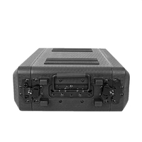 2U Étanche Rotomolded Flight Rack Case Moulé Amplificateur Case Pro-Audio PA DJ Road Travel Mount Case avec Mousse Personnalisée