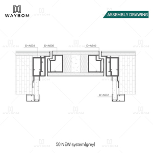 Fabricante de China, marco de aluminio de 50 perfiles, puertas de madera invisibles con bisagras ocultas y cerradura magnética, puerta ecológica, perfil de aluminio - Product Image 5