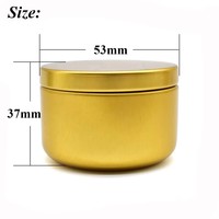 Individuell Bedruckte Farbige Aluminiumdosen mit Druckdeckel für Cremes, Peelings, Deodorants 50g Aluminiumdosen für Tee