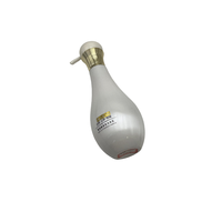 Emballage de produits cosmétiques et de soins de la peau, flacon pompe en PET blanc de 150 ml/500 ml en forme de boule de bowling à fond rond pour shampoing et lotion