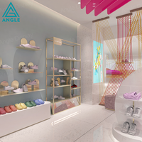Vitrines de présentation pour chaussures et sacs Nakashima pour enfants, avec éclairage LED, robustes, écologiques, personnalisables, pour la vente au détail et les centres commerciaux