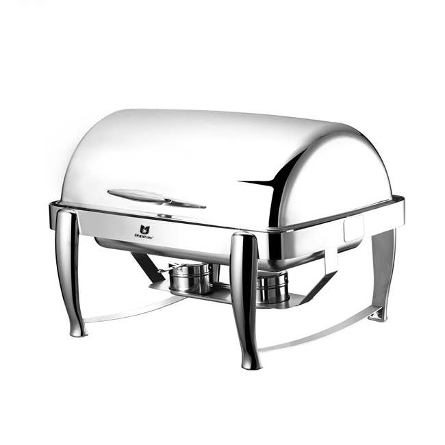 Прямоугольная стеклянная крышка, 9 литров, продолговатая круглая посуда для отелей