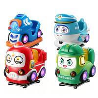 Voiture jouet électrique pour enfants simulateur de balançoire à bascule 110V/220V manèges en plastique pour enfants jeu de Machine pour le divertissement